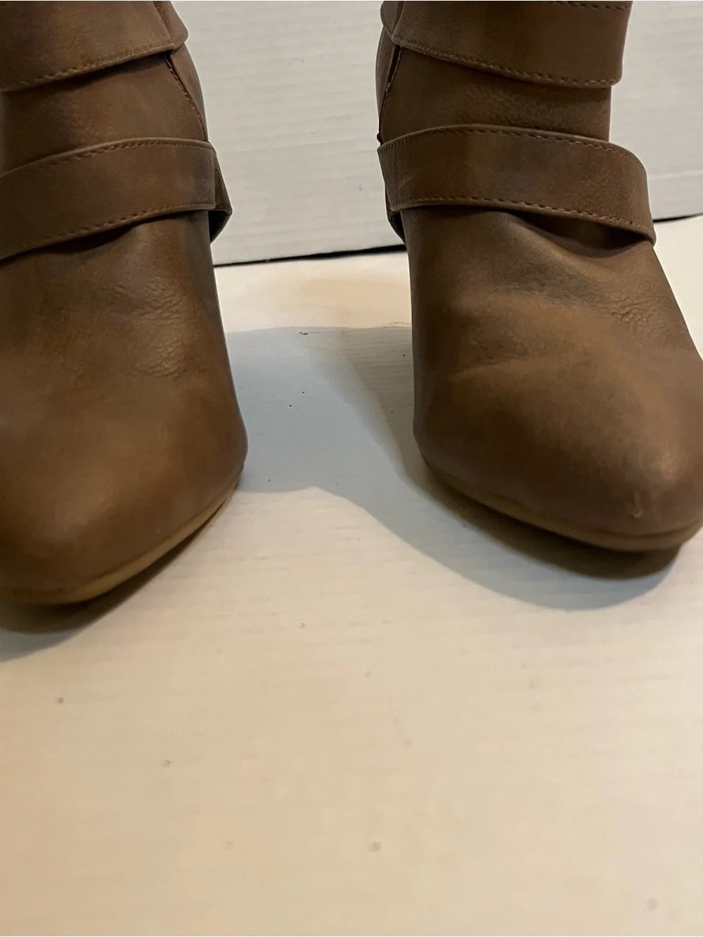 Charlotte Russe  Wedge Ankle Boots  Wrap-Strap Detail - Women